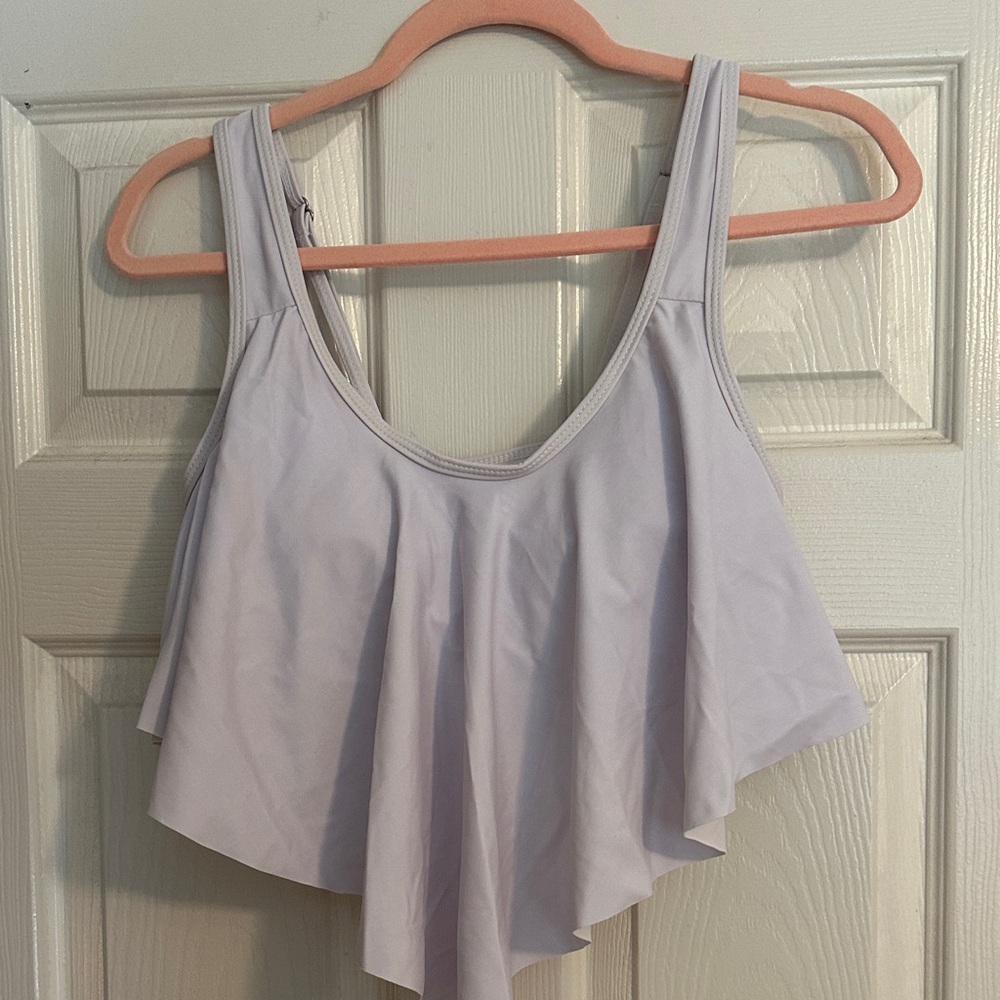 Elegant White Women's Swim Top